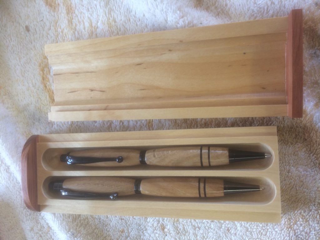 Hand made pen and pencil set